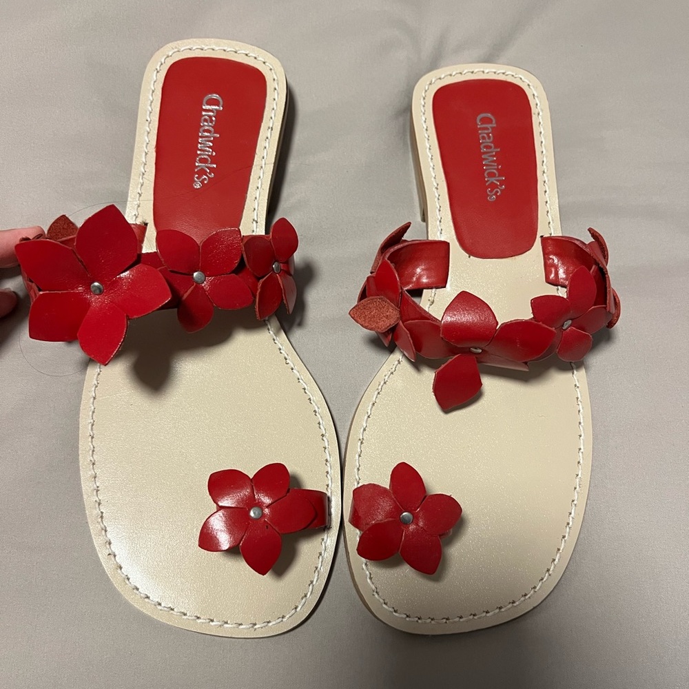 Chadwick’s Red Flower Sandal